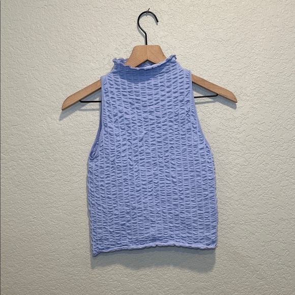 Anthropologie Tops - Daily Practice by Anthropologie Textured Sleeveless Lavender Top Size Small